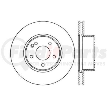 121.35064 by CENTRIC - Std Brake Rotor