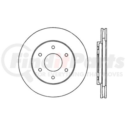 125.42084 by CENTRIC - Centric Premium High Carbon Alloy Brake Rotor