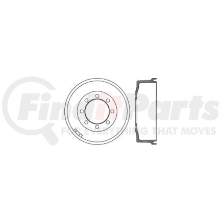 122.67020 by CENTRIC - Prm Brake Drum