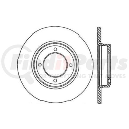 Centric 120.38003 Disc Brake Rotor Premium Brake Rotor