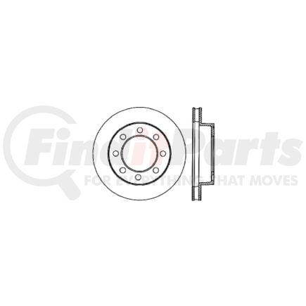 120.67004 by CENTRIC - Premium Brake Rotor