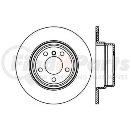 120.34051 by CENTRIC - Centric Premium High Carbon Alloy Brake Rotor