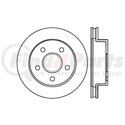 125.67050 by CENTRIC - Premium High-Carbon Rotor