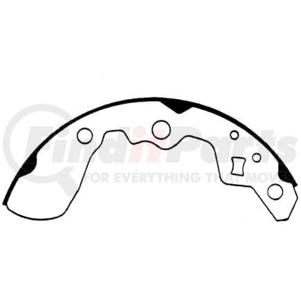 Centric 111.0608 Drum Brake Shoe Premium Brake Shoes