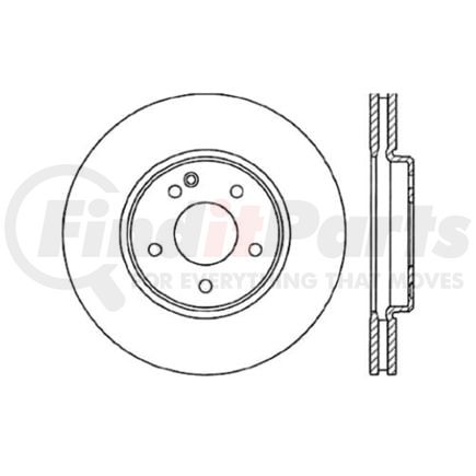 120.35053 by CENTRIC - Premium Brake Rotor