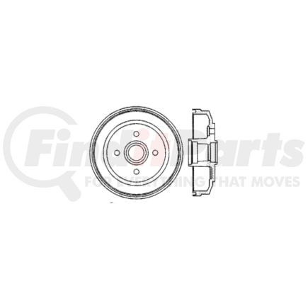 Centric 122.50006 Brake Drum Premium Brake Drum