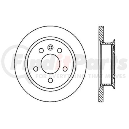 Centric 120.33024 Disc Brake Rotor Premium Brake Rotor