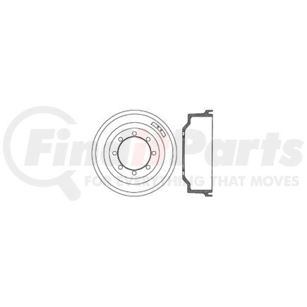 122.65011 by CENTRIC - Centric Premium Brake Drum