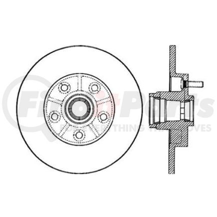 120.62018 by CENTRIC - Premium Brake Rotor