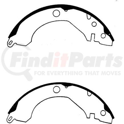 Centric 111.05581 Drum Brake Shoe Centric Premium Brake Shoes