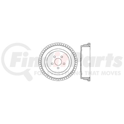 Centric 122.67028 Brake Drum Prm Brake Drum