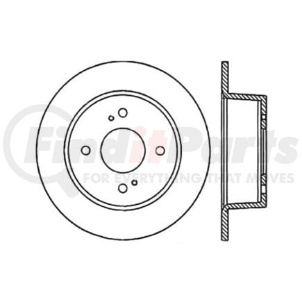 Centric 120.42014 Disc Brake Rotor Premium Brake Rotor
