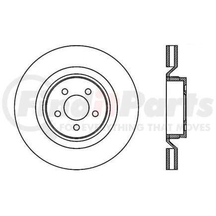 Centric 120.63063 Disc Brake Rotor Premium Brake Rotor