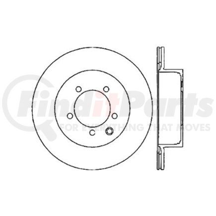 125.42077 by CENTRIC - Centric Premium High Carbon Alloy Brake Rotor