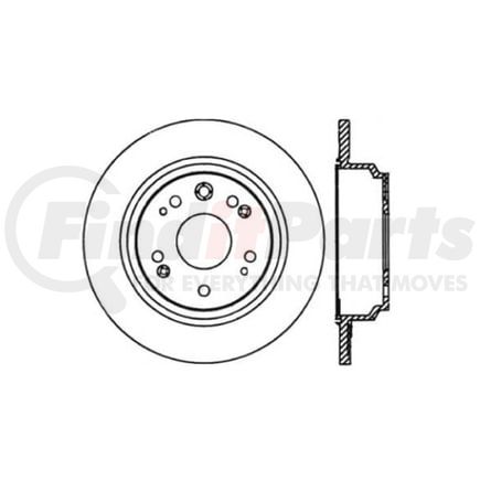 Centric 12040054 Centric Premium Brake Rotor