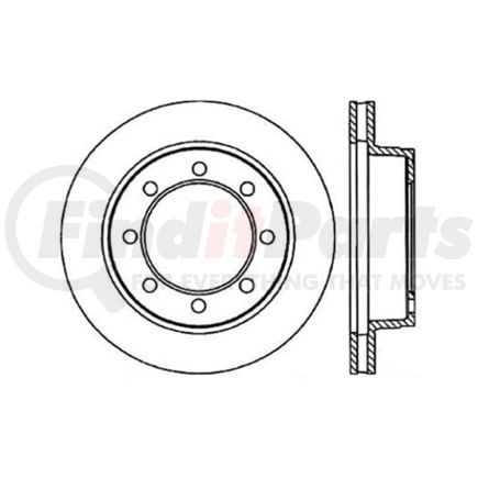 125.65053 by CENTRIC - Centric Premium High Carbon Alloy Brake Rotor