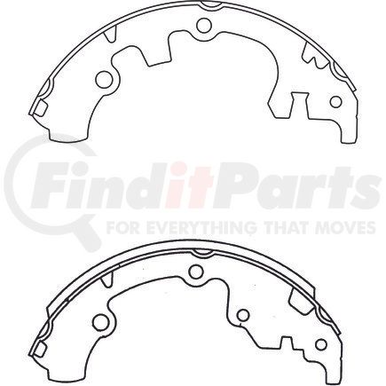 111.09931 by CENTRIC - Centric Premium Brake Shoes