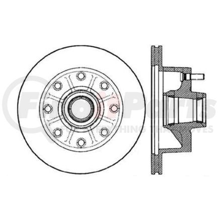 120.65024 by CENTRIC - Premium Brake Rotor