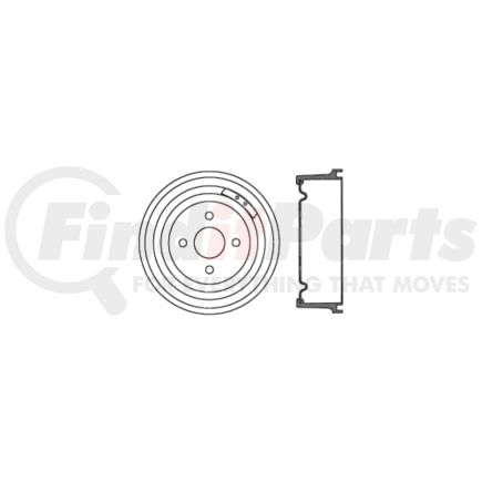 122.67006 by CENTRIC - Premium Brake Drum