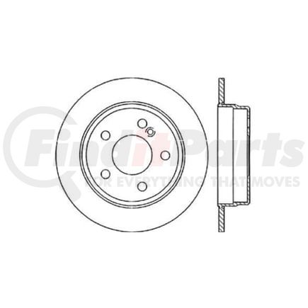 12035027 by CENTRIC - Centric Premium Brake Rotor