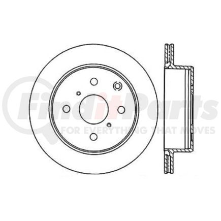 Centric 120.44034 Disc Brake Rotor Premium Brake Rotor