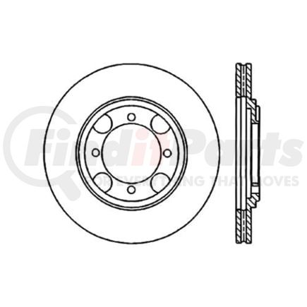 Centric 120.51003 Disc Brake Rotor Premium Brake Rotor