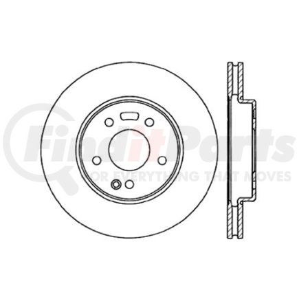 120.35032 by CENTRIC - Premium Brake Rotor