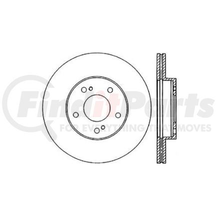 12042043 by CENTRIC - Centric Premium Brake Rotor