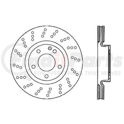 120.35099 by CENTRIC - Premium Brake Rotor