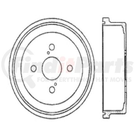 123.44018 by CENTRIC - C-Tek Standard Brake Drum