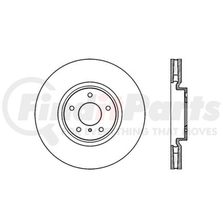 12042095 by CENTRIC - Centric Premium Brake Rotor