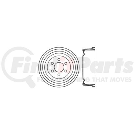 122.67037 by CENTRIC - Premium Brake Drum