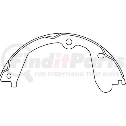 Centric 111.0973 Parking Brake Shoe Premium Parking Brake Shoes