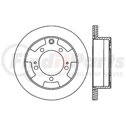 Centric 120.46033 Disc Brake Rotor Premium Brake Rotor