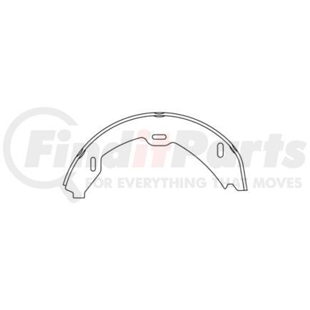 111.0822 by CENTRIC - Premium Parking Brake Shoes