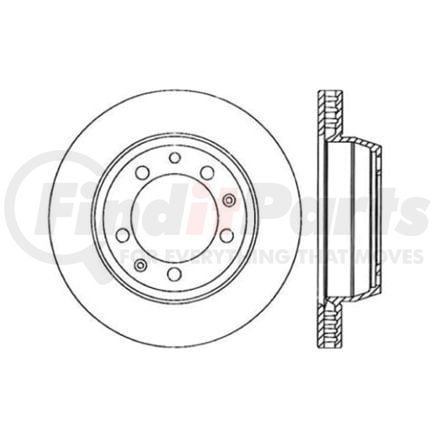 Centric 120.37032 Disc Brake Rotor Premium Brake Rotor