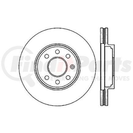 Centric 120.49006 Disc Brake Rotor Premium Brake Rotor