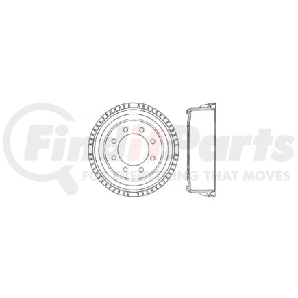 Centric 122.67032 Brake Drum Prm Brake Drum