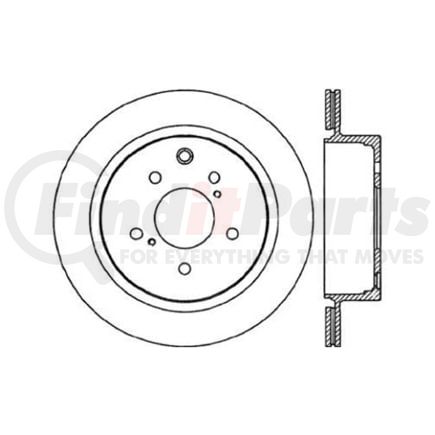 Centric 120.42058 Disc Brake Rotor Premium Brake Rotor