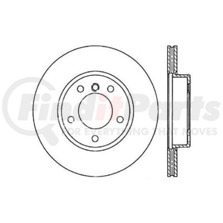 120.34029 by CENTRIC - Centric Premium High Carbon Alloy Brake Rotor