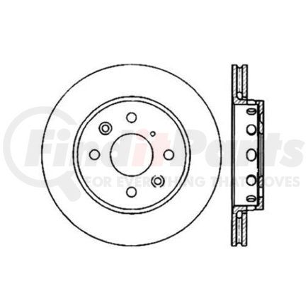 120.50001 by CENTRIC - Premium Brake Rotor