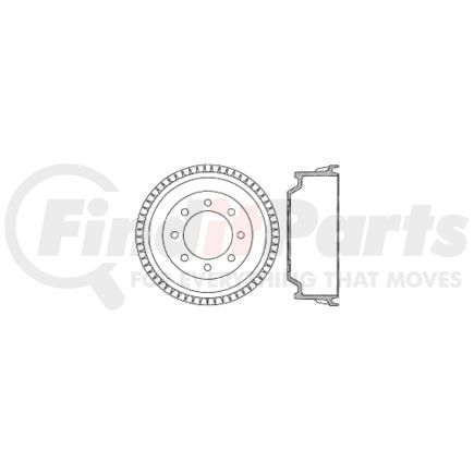 122.67031 by CENTRIC - Prm Brake Drum