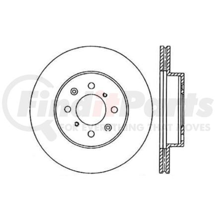 Centric 120.40018 Disc Brake Rotor Premium Brake Rotor