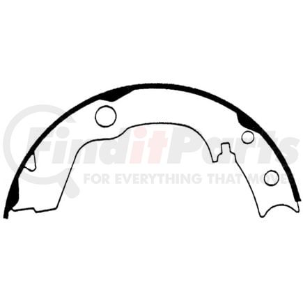 111.0596 by CENTRIC - Centric Brake Shoes