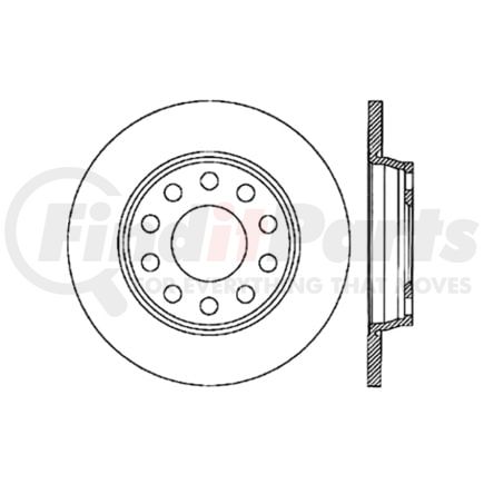 120.33071 by CENTRIC - Premium Brake Rotor