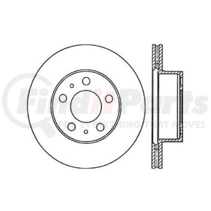 Centric 120.39006 Disc Brake Rotor Premium Brake Rotor