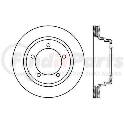 121.80007 by CENTRIC - Standard Brake Rotor