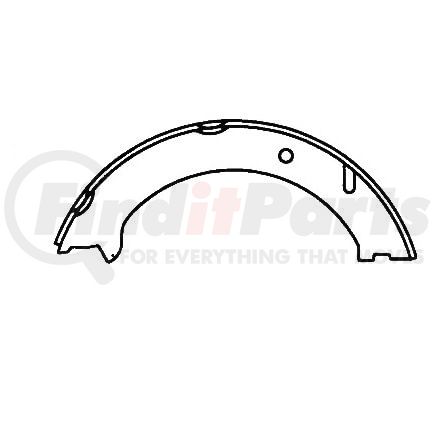 111.0827 by CENTRIC - Premium Parking Brake Shoes