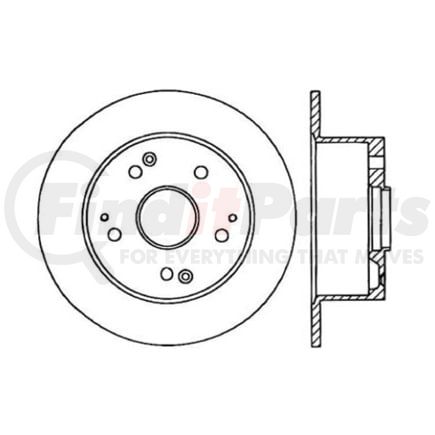 Centric 120.40045 Disc Brake Rotor Premium Brake Rotor
