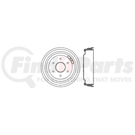 Centric 122.63022 Brake Drum Premium Brake Drum